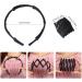 Foldable Hair Bands - Portable Telescopic Folding Headband Stretchy Foldable Headband Multipurpose Collapsible Hairband Hair Clips Hair Hoop for Women Girls Black - Buy Online on GoSupps.com