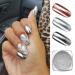 Drmode Silver Chrome Nail Powder | Metallic Glitter & Mirror Effect for Stunning DIY Nail Art - Buy Online on GoSupps.com