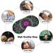 Sleep Eye Masks Wormhole Laminated Sleep Eye Mask & Blindfold with Elastic Strap/Headband for Women Men Sleep Travel Nap - Buy Online on GoSupps.com