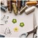 Operitacx 50 Pcs Hairpin Accessories Hair Clip Green Hair Ties Hairpin Diy Supplies Child Bubble Flower Yarn - Buy Online on GoSupps.com