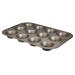 GoodCook Sweet Creations Textured Nonstick 12-Cup Muffin Baking Pan, Champagne Pewter 24-Cup Muffin Pan