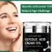 Glycolic Acid Cream 15% - Lifting & Firming Hydrating Moisturizer for Dark Spots & Fine Lines - 50g/1.7oz Exfoliating Pore Treatment - Buy Online on GoSupps.com