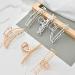 LUNROUG 6 Pack Large Metal Hair Claw Clips - Gold and Silver Fashion Clips for Women - 4 Inch Non-slip Hair Jaw Clips for Thin, Thick, Curly Hair - Buy Online on GoSupps.com