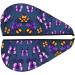 Beautiful Purple Butterfly Coral Velvet Dry Hair Cap | Anti-Frizz Perfect for Curly Long & Thick Hair - International Shipping Available - Buy Online on GoSupps.com