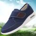 Men's Comfy Warm Diabetic Edema Shoes - Breathable Slip-On Sneakers with Adjustable Straps for Swollen Feet | Orthopedic Support in Blue - Perfect for Autumn & Winter - Buy Online on GoSupps.com