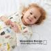 Duomiaomiao Baby Sleeping Bag with Legs 1.5 Tog - Unisex 100% Cotton Wearable Blanket for 1-2 Years (75cm) - Beige Panda Design - Buy Online on GoSupps.com