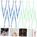 Buy Minkissy Precision Tweezers - 10 Pack One-Way Plastic Tweezers for Crafts & Eyelash Extensions - Blue Color & Medium Sorting - Buy Online on GoSupps.com