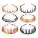 6-Piece Zick Zack Hair Bands & Tooth Comb Set for Women & Men | Dense Teeth Non-Slip Perfect for Hair Closures | International Shipping Available - Buy Online on GoSupps.com