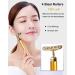 Golden 3D Electric Face Massage Roller Kit for Puffiness Relief - Buy Online on GoSupps.com