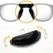 Adhesive Anti-Slip Eyeglasses Nose Grips - 10 Pairs (Black) | Comfortable Nose Support Pads - Buy Online on GoSupps.com