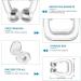 Anti Snoring Devices 4-Pack - Silicone Magnetic Nose Clip for Comfortable Snore Relief - Buy Online on GoSupps.com