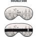 Floral Herbs Botanical Engraving Print Eye Mask | Unisex Light-Blocking Sleep Mask - Buy Online on GoSupps.com