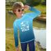 BesserBay Children's UV Long Sleeve Rashguard | Quick-drying Swim Shirt for Boys 110-160 - Beach Blue - Buy Online on GoSupps.com