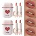 ICE LOVE Silky Mist Matte Lipstick Set - Long Wear Waterproof Velvet Lipstick & Lip Gloss for Women (2pcs) - Non-Stick Cup Makeup - Buy Online on GoSupps.com