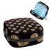 Polka Dots Black Gold Women Binding Storage Pocket Feminine menstrual cup bags Stillpad holder tampon pockets Portable period pocket for women teenage girls 1 piece multicolored 5