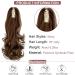 18-inch Curly Ash Blonde Mix Light Brown Ponytail Extension - Clip-in Claw Hairpiece for Women - Buy Online on GoSupps.com