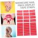 POPETPOP 5 Sheets Nail Art Tape Adhesive Nail Tape Two Sided Tape Nail Display Stands Tape Doublesided Tape Nail Display Tape Transparent Tape Heavy Red Exercise Rack Plastic - Buy Online on GoSupps.com