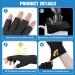 SSKHE UV Gloves for Gel Nails 2 Pairs UV Protection Gloves Women UV Protection Fingerless Glove for Nail Lamp Skin Care Fingerless Gloves Protect Hands from UV Harm(Black And White) - Buy Online on GoSupps.com
