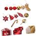 Alipis 72 Pcs Christmas Balls Decor Christmas Tree Bauble Xmas Christmas Tree Ornament Accessories Box Red 6.00X6.00X6.00CM - Buy Online on GoSupps.com