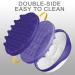 Silicone Curling Hair Brush Twist Comb for Afro Curls | Two-Sided Hair Wave Tool | Durable Purple Curling Brush | 1 Pc - Buy Online on GoSupps.com