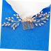 Ipetboom Wedding Headpiece Wedding Hair Comb Crystal Hair Accessories Pearl Hair Clip Gold Hair Comb Pearl Wedding Hair Accessories Pearl Hair Comb Tiara Wedding Dress Headband Bride - Buy Online on GoSupps.com