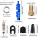 19-Piece French Presta Valve Replacement Set | SCLAverand Bike Valve Adapter & Pump Tool - Buy Online on GoSupps.com