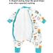 Chilsuessy Baby Sleeping Bag with Feet 2.5 Tog Winter Sack | Forest Animals Print | 4-5 Years | Anti Kick Wearable Blanket - Buy Online on GoSupps.com