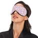 Haskirky Light Blocking Eye Mask Breathable and Adjustable Adult Men and Women Travel on Business Trips Yoga Meditation Light Smooth Comfortable Eye Mask Office Deep Sleep Goodies Cute Rabbit Pink - Buy Online on GoSupps.com