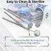 Stainless Steel Dental Mirror 5 with Handle 6.5 - Dentist Tool for Teeth Cleaning & Inspection - Buy Online on GoSupps.com