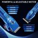 Professional Hair Clippers & Beard Trimmer Kit - Cordless T-Blade Edgers for Men | Rechargeable Hair Cutting Tools | Ideal Christmas Gifts (Blue - Buy Online on GoSupps.com