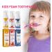 Foam Toothpaste for Children - Fluoride-Free Strawberry Flavor 3+ Years Fun Foaming Dental Care - Buy Online on GoSupps.com