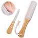 Ninnyi 2PCS Pumice Stone Set for Feet Foot Scrubber with a Fingernail Pumice Stone for Dead Hard Skin