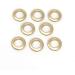Dritz 44374 Plastic Curtain Grommets  1 in  Matte Gold  8 Count Round 1 in Matte Gold - Buy Online on GoSupps.com