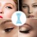 Pochoirs De Maquillage - Tampon Portable Antid rapant Pochoir De Maquillage Des Yeux Pour D butants pour Femmes et Filles Domicile Salon Bureau Soir e Quotidien Eyeliner d flecteur bleu - Buy Online on GoSupps.com