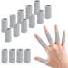 Ednyzakrn 20 pieces of finger protection in the event of injury finger bandage finger bandage stretchy finger cover for trigger finger arthritis swelling basketball finger protection unit size gray 20