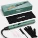 2 in 1 Lightweight Hair Straightener & Curler | Fast Heating Ceramic Plates | Temperature 120-200 | Green - Buy Online on GoSupps.com