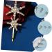 Ipetboom 1 Set Starfish Hairpin Bling Hair Pin Kids Hair Accessories Hair Jewelry Women Headdress Rhinestone Headpiece for Women Hair Clip for Wedding Miss Hair Fork Fashion Rhinestones - Buy Online on GoSupps.com