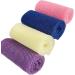 4 Pack Bath Sponge Net Body Scrubber Set - African Exfoliating Shower Nets - 11.8 inch X 31.5 inch Long Body Exfoliating Brush - Pink, Blue, Purple, Beige - Buy Online on GoSupps.com