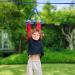 Zipline Kit with Monkey Bars - 60ft Slackline Zip Line for Backyards, Ninja Warrior Obstacle Course for Kids and Adults - Buy Online on GoSupps.com