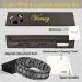 Vicmag 3x Magnetic Hardship Bracelet for Men - Lymphatic Drainage Arthritis Relief Adjustable with Free Tool & Gift Box (Gray) - Buy Online on GoSupps.com