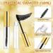 40pcs 10ml Empty Mascara Tubes with 4 Funnels, Golden Eyelash Cream Container for DIY Cosmetics - Buy Online on GoSupps.com