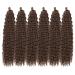 Deep Twist Crochet Hair - 22 Inch Ombre Kinky Curly Braided Extensions | 6 Packs Synthetic Waterwell Twists - Buy Online on GoSupps.com