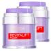 L'Oréal Paris Revitalift Filler Rejuvenating, Nourishing and Moisturizing Face Cream-Gel with Hyaluronic Acid for All Skin Types - 2 x 50 ml Jars
