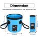 Esthesia Collapsible Bucket - 5 Gallon Portable Folding Wash Basin for Camping & Traveling - Blue - Buy Online on GoSupps.com