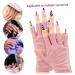 Healeved 2 Pairs Gloves Sun Gloves Anti Gloves Nail Art Gel Gloves for Nail Art Accessory Rays Gloves Nail Manicure Gloves Fingerless Gloves Nail Accessories Nails Gel Cotton - Buy Online on GoSupps.com