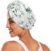 Branch and Leaves Dry Hair Cap - 2 Piece Quick Dry Towel Set with Button Headband | Super Absorbent & Soft | Ideal for International Shipping - Buy Online on GoSupps.com