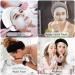 9 PCS Spa Facial Headbands and Wrist Bands Set - Adjustable Hairband for Shower Skincare Makeup - White, Gray, Black - Buy Online on GoSupps.com