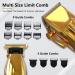 AMULISS Professional Hair Clippers and Trimmer Kit for Men - Cordless Barber Clipper - Golden - Buy Online on GoSupps.com