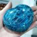 Natural Raw Blue Apatite Crystal Heart - Unique Family Gift Reiki Healing Stone Cabochons for Indie Room Decor - Lucky Stone (250-300g) - Buy Online on GoSupps.com