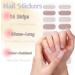 Gel Nail Stickers Semi Cured Gel Nails - 16PCS Stickers Nail Wraps Soft Self-Adhesive - Semi Cured Gel Nail Wraps Gel Nail Stickers - Glossy & Long Lasting Gel Nail Stickers Need UV Light (Nude) - Buy Online on GoSupps.com